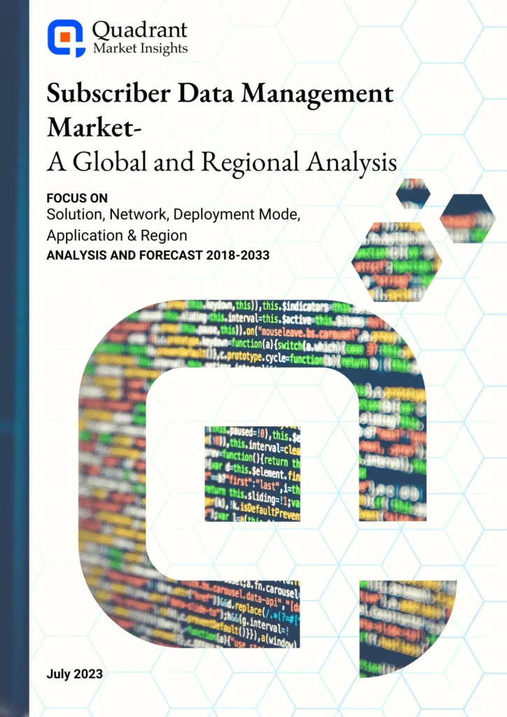 Subscriber Data Management market Report Cover by Quadrant Market Insights